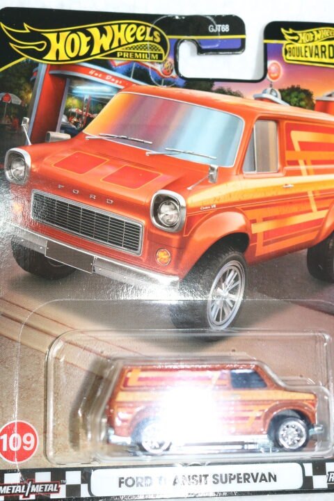 Hotwheels Ford Transit Supervan Boulevard serie 1:64