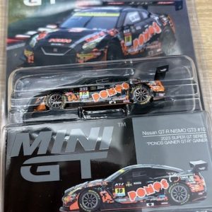 Mini GT 2023 Nissan GT-R (r35) nismo gt3 ##10 ponos gainer gt-r gainer super gt series 1:64