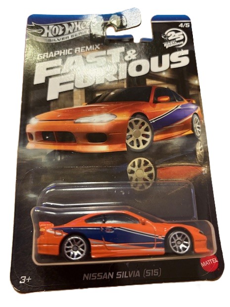Hotwheels, Fast and Furious, Nissan Silvia (515) , 1:64