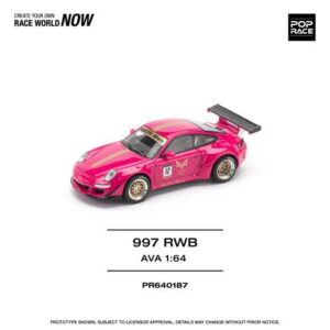 Poprace, Porsche, 997, RWB, *AVA* Pink, 1:64