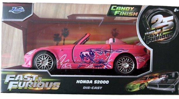 Jada Honda S2000 25 jaar Fast and the Furious Rose 1:32